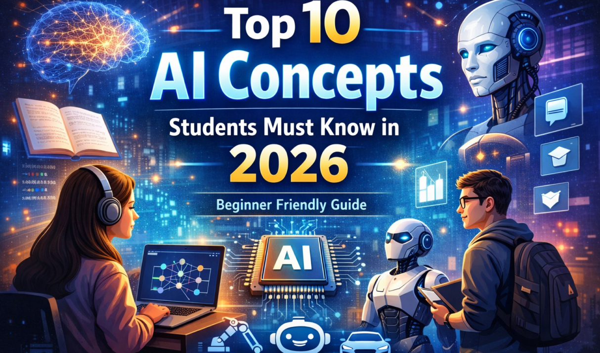 Top 10 AI Concepts Students Must Know in 2026